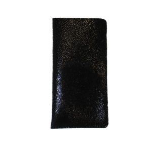 Etui à lunettes en cuir grain caviar