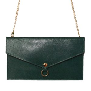 Sac pochette vert