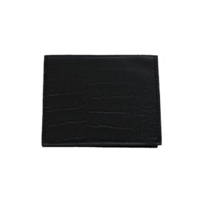 Etui cartes en cuir façon croco