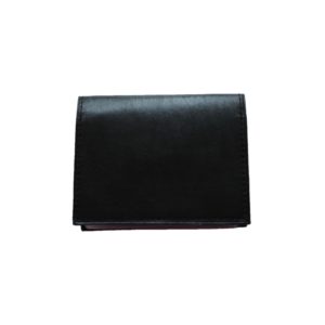 Etui cartes en cuir noir
