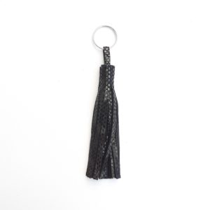 Porte clés en cuir fantaisie