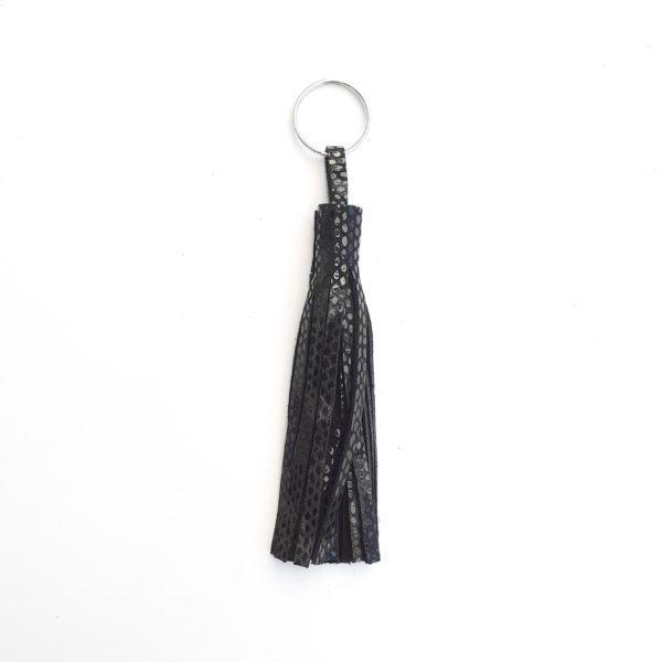 Porte clés en cuir fantaisie