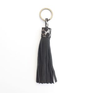 Porte-clés fantaisie en cuir
